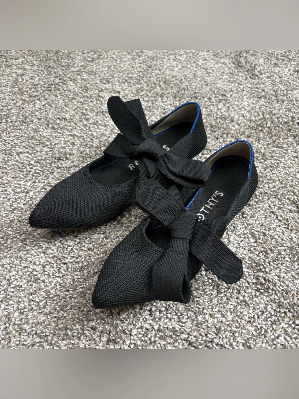 Rothy’s the Point Bow Mary Jane Flats